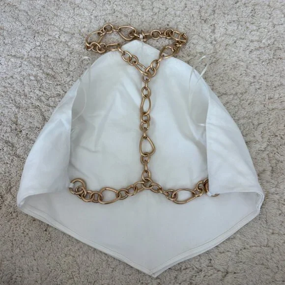 Cult Gaia Chain Strap Top White - Picture 2 of 2